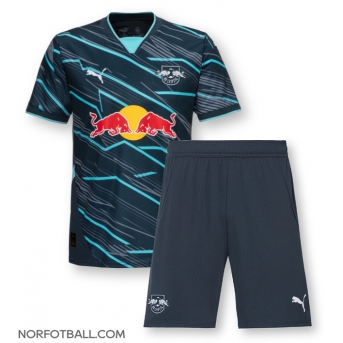 Billige Fotballdrakt RB Leipzig Replika Tredjedraktsett Barn 2024-25 Kortermet (med bukser)